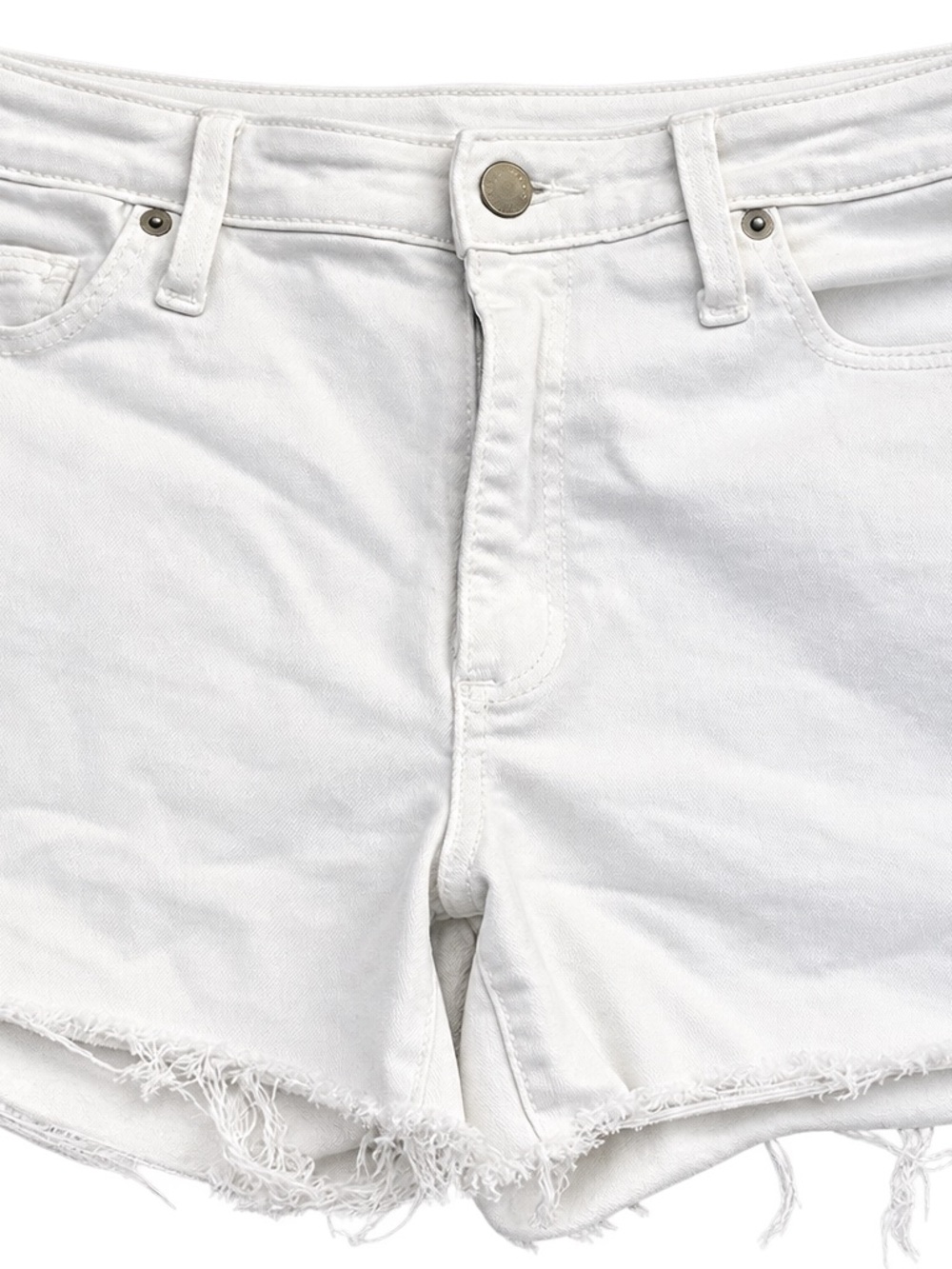 Universal Thread White Frayed Denim Shorts